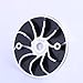 Glixal Lightweight Racing Drive Face Fan for GY6 125cc 150cc 180cc 200cc 152QMI 157QMJ Engine Based Scooter Moped ATV Go-Kart Quads (Black)
