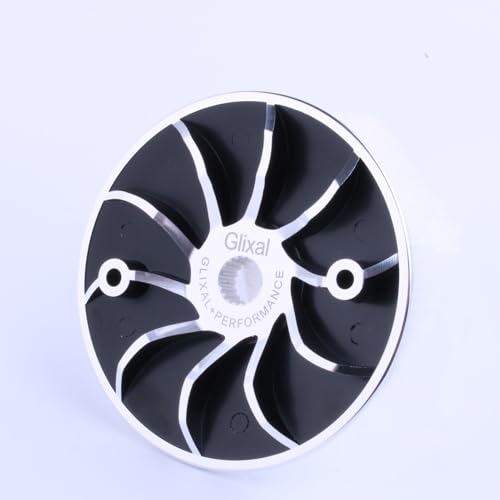 Image of Glixal Lightweight Racing Drive Face Fan for GY6 125cc 150cc 180cc 200cc 152QMI 157QMJ Engine Based Scooter Moped ATV Go-Kart Quads (Black)