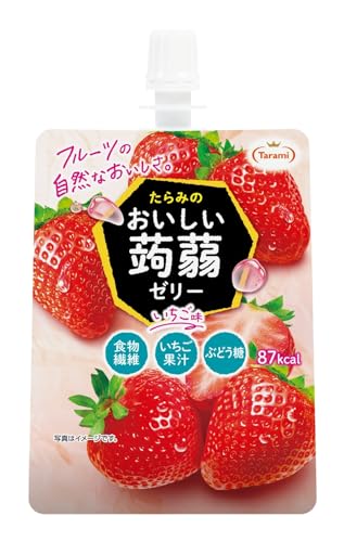 たらみ おいしい蒟蒻ゼリー いちご味 150g(1箱 6個入)