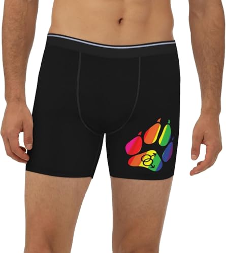 CHANGLING Furry Pride Men's Boxer Brief Underwear