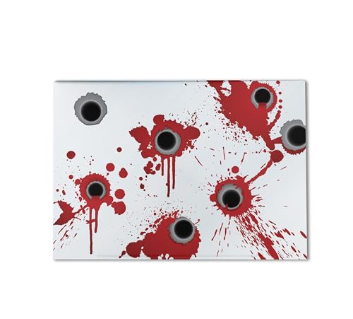 Image of Gaming Skin Compatible with HP Envy x360 16 inch (2023) - Bullet Holes - Premium 3M Vinyl Protective Wrap Decal Cover - Easy to Apply | Crafted in The USA by MightySkins