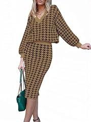 Brown Houndstooth