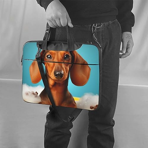 Maletín para portátil Dachshund para hombre y mujer miniatura 3