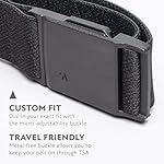 Arcade Belts Mens Explore Belt, Stretch Webbing for Max Comfort & Custom Fit, Metal-Free Buckle, Machine Washable Travel Belt - Image 3