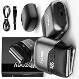 Mini Electric Razor for Men, Foil Shavers, IPX7 Waterproof Cordless with LED Display