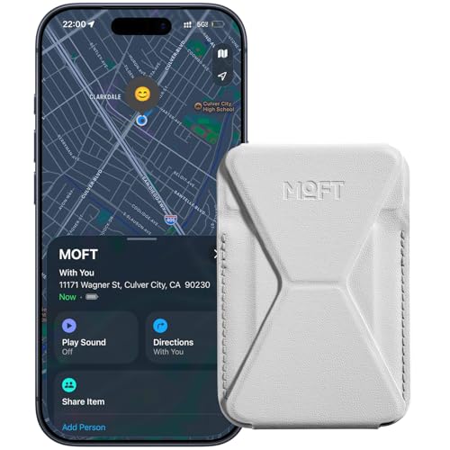 Tarjetero Buscar de Apple para iPhone 17 Diario en Gris Niebla MOFT 1