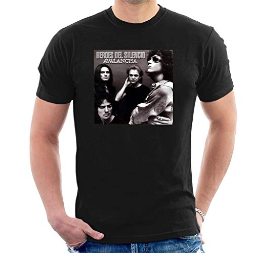 DIANXIAOERR Hombre Heroes del Silencio Avalancha Easy Short Sleeved Camiseta/T-Shirt X-Large