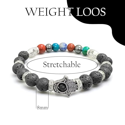 Image of Certified Crystal Bracelet | 8mm Beads | Stretchable Healing Bracelet | Bracelets for Men and Women |