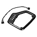 Transmission Shifter Bezel with Harness Compatible with 2014 2015 2016 2017 2018 Cherokee Replace 601-401 5YD27LS5AA 68413957AA, Carbon Fiber