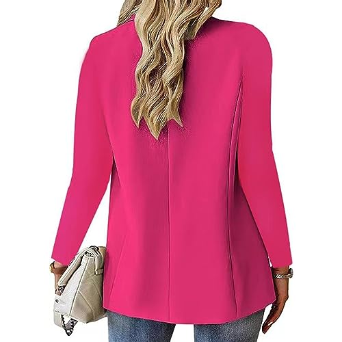 Stretchy Blazers for Women Open Front Work Blazer Casual Lightweight Jackets Long Sleeve Jacket Fall Winter Clothing3