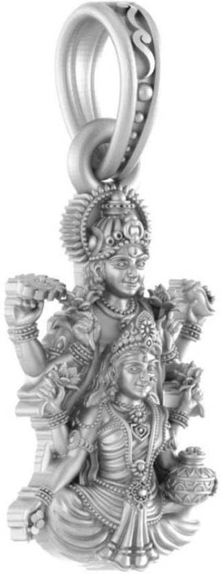 Pendentif ancre Vishnu Laxmi en argent sterling 925 de taille S