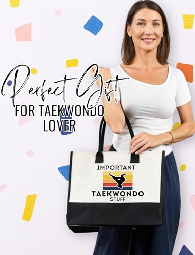 Bolso Tote Taekwondo para Mujer con Cierre y Correa miniatura 6