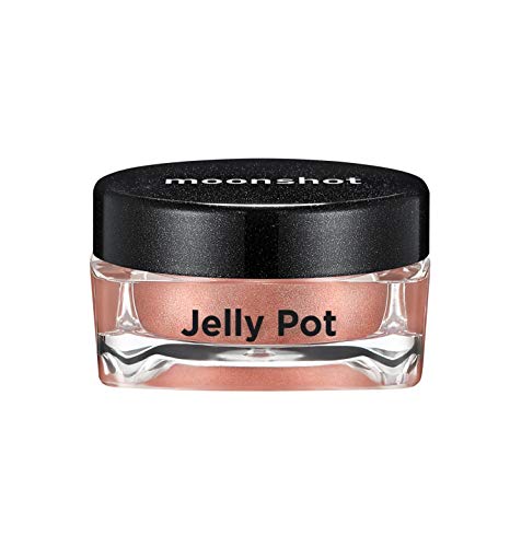 [moonshot] Jelly Pot 6.5g (P03 Warm Dress) - Jelly Texture Sparkling Pearl Glitter Waterproof Eyeshadow without Creasing, Daily Base Eye Makeup Color, Quick Fix and Dry Down Smoothly