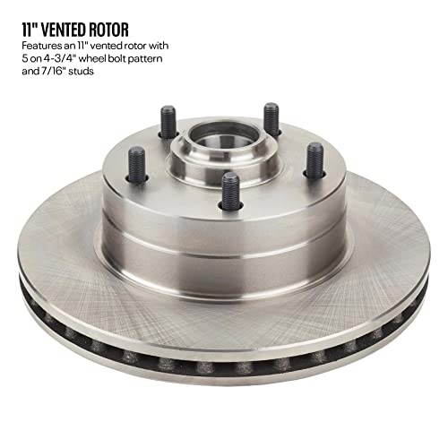 Speedway Motors Deluxe Disc Brake Kit, 1955-1964 Chevy Full-Size Car, For Stock Drum Brake Spindles Only, Improve Brake Performance With This Bolt-On Kit #TOP2