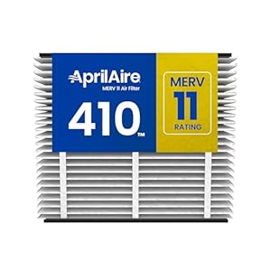 AprilAire 410 Replacement Filter for AprilAire Whole House Air Purifiers – MERV 11, Clean Air & Dust, 16x25x4 Air Filter (Pack of 1)