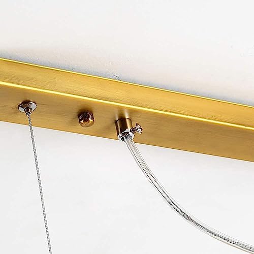 Lustre spoutnik doré 8 branches style moderne mi-siècle - 2
