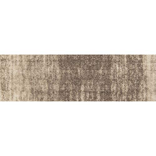 Salonloewe Ronny Stripes - Felpudo (035 x 120 cm), diseño de rayas, color gris Cover