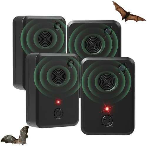 JahyElec Ultrasonic Plug-In Bat Repellent (4 Pack)