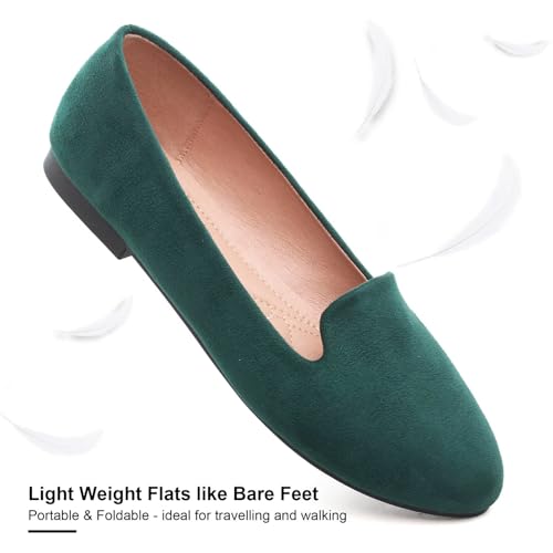 Image of SAILING LU Women Round Toe Comfortable Ballet Flats | Shoes for Women, Dressy, Slip-ons, Loafers