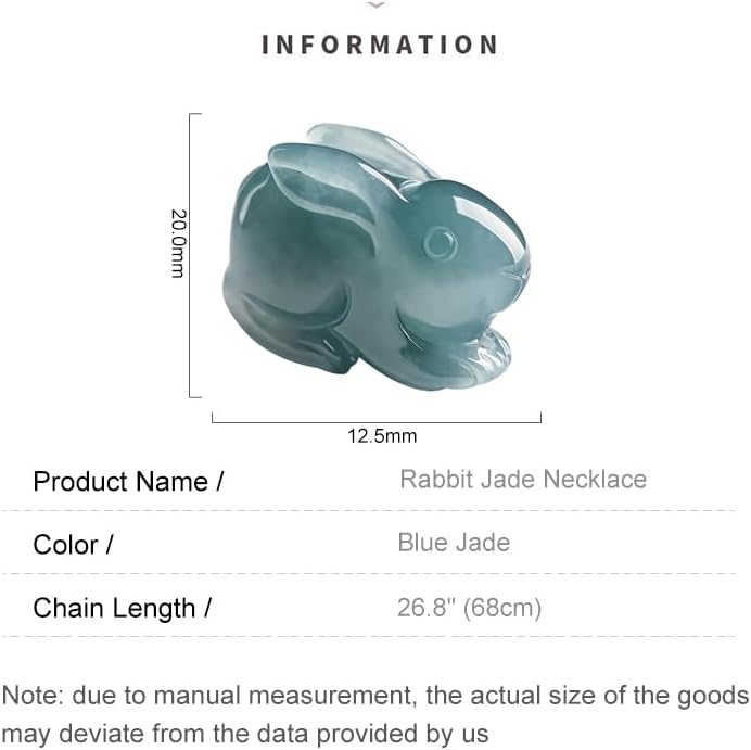 Wealth and Good Luck - Grade A Natural Jade Rabbit Necklace - Exquisite Charm for Prosperity and Fortune - Beautiful Jewelry Gift for All - Image 2