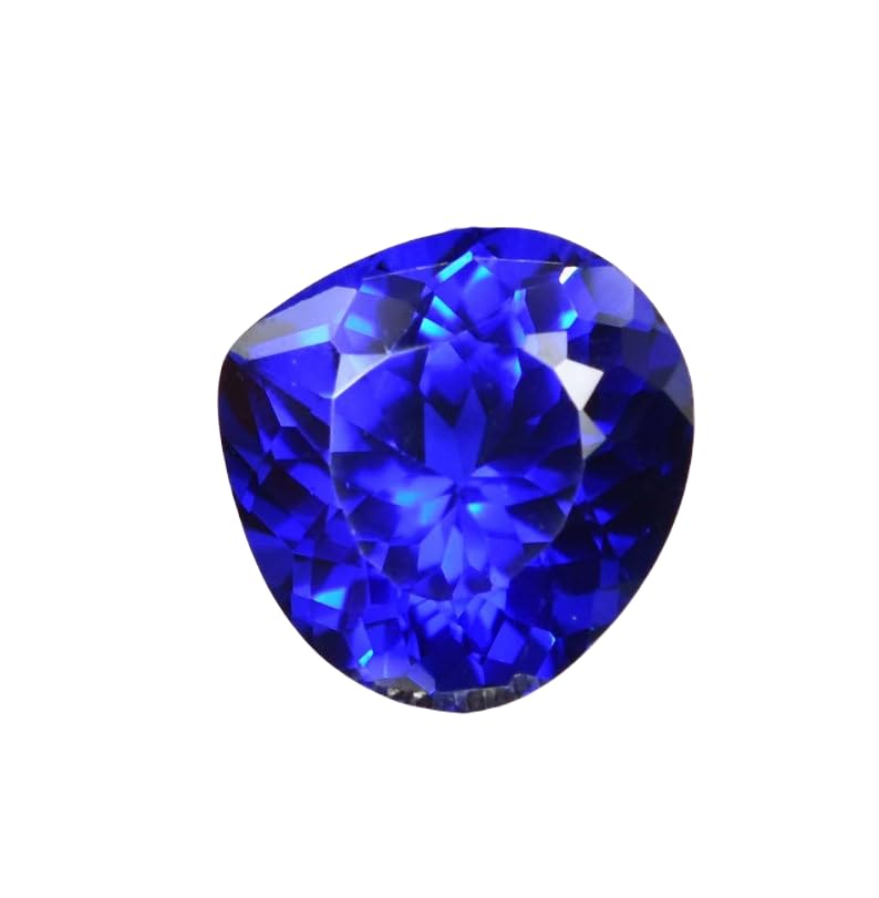 Tanzanite naturelle 14x14mm de haute qualité pour bague d'exception