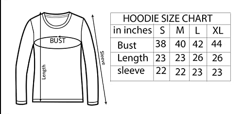 Image of Y M Enterprises Fleece Stylish Plain Hoodie for Women Winter Wear