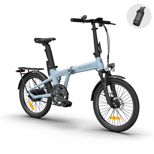 ADO E-Bike Air20Pro Elektrofahrrad, Bike,klapprad Riemenantrieb,Citybike,20 Zoll, 2 Gang, Bafang Bürstenloser Motor,ebike Damen/Herren (Blue)