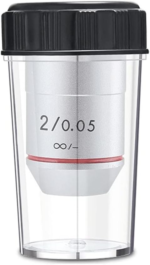 Low Power Objectives 1X 2X Infinity Achromatic Microscope Objective Lens Standard RMS Thread (Color : 2X Infinity)