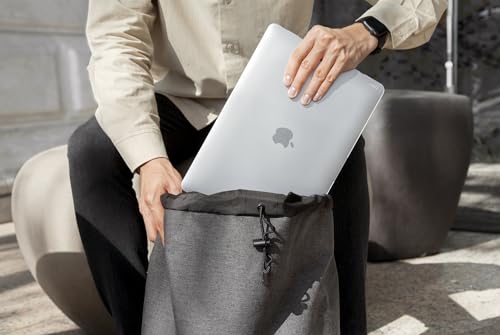 Funda MacBook Air 13 M2 2022 transparente mate con protección robusta 6