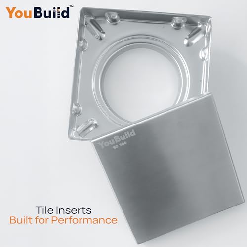 Image of 6x6 Inch SS304 Tile Insert Anti Cockroach Bathroom Drainer