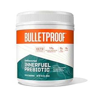 Bulletproof Unflavored Innerfuel Prebiotic Fiber Powder, 13.4 Ounces, Supplement for Gut Health, Digestive Health and…