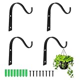 ✔ Material y tamaño: estos soportes de ganchos de pared están hechos de hierro de alta calidad, duraderos y resistentes. Aprox. longitud: 11cm, ancho: 7.8cm.