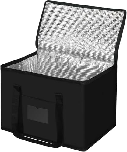 Beautyshow - Beautyshow Grand sac isotherme de 40 L, pliable, sac de courses durable, sac isotherme pour pique-nique, camping, livraison de nourriture, barbecue, shopping, voyage en plein air en famille
