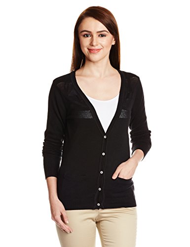 Image of Puma Cotton Blend Women V-Neck Sweat Shirt