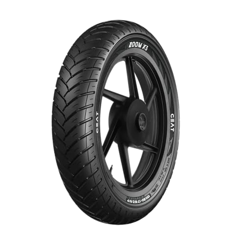 Image of CEAT 130 /90-15 ZOOM X3 66P TUBELESS TYRE | Rear | Car Tyre for Front and Rear