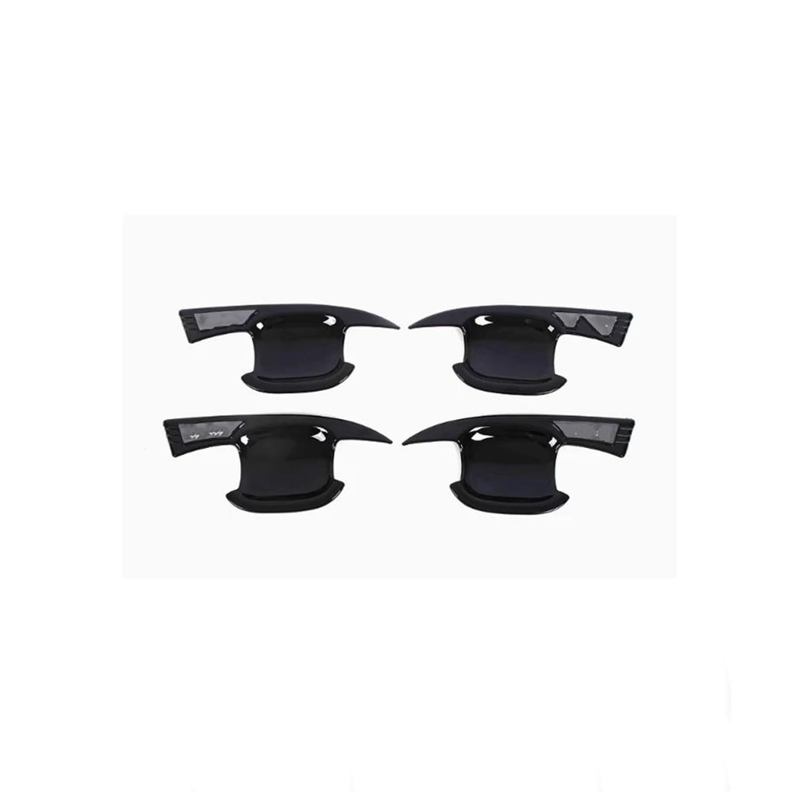 KJHOPY Car Exterior Door Handle Cover Decorative Replacement Parts for MG HS MGHS EHS PHEV 2018~2024(Style 2)