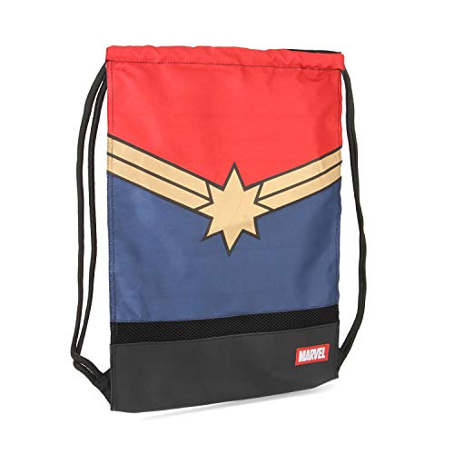 Karactermania Captain Marvel Powerful sacca Storm Bolsillo Suelto para Mochila 48 Centimeters