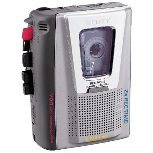 SONY VOICE-MATIC カセットプレーヤー Amazon.com: Sony TCM-20DV Pressman Portable Cassette