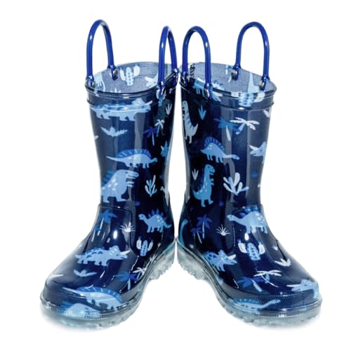 Image of HugRain Light Up Rain Boots for Little Kids