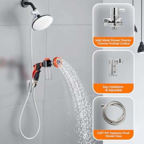 Upgrade Pup Jet Dog Wash 8 in 1 Dog Wash Hose Attachment with Soap Box Multifunctional Portable Dog Wash Sprayer Dog Bathing Supplies Dog Shower Attachment for Indoor Outdoor Pet Shower Cucciolini Doodles Upgrade pup jet dog wash 8 in 1 dog wash hose attachment with soap box multifunctional portable dog wash sprayer dog bathing supplies dog shower attachment for indoor outdoor pet shower cucciolini doodles