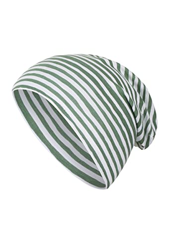 Sterntaler Unisex Baby Slouch-Beanie - Gestreifter Mütze aus Bedrucktem...