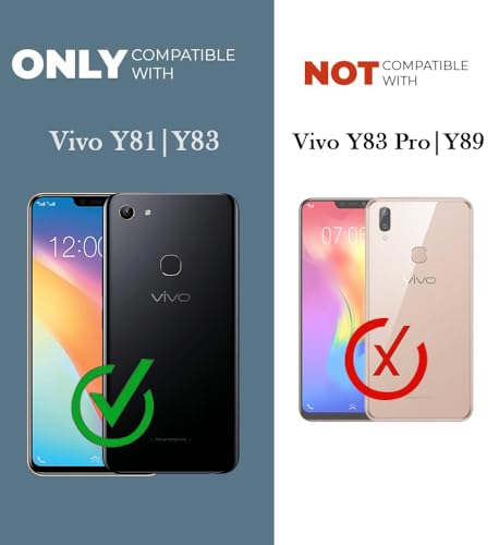 Image of Jkobi Back Cover for Vivo Y81 | Vivo Y83 (Silicone Clear Case with Camera Protection | Soft and Flexible | Transparent)