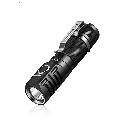 BAJIE Lampe de Poche Lampe de Poche 800 Lumens XP-L Mini Lampe de Poche LED avec feu arrière magnétique, AA / 14500 Batterie Protection Ip68 Edc05 Chine sans Batterie