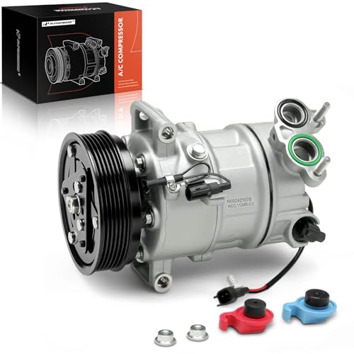 A-Premium Air Conditioner AC Compressor with Clutch Compatible with Volvo XC60 2018-2021, XC90 2016-2017, S60 2017/2019-2021, S90, V60, V60 Cross Country, V90, V90 Cross Country, S60 Cross Country