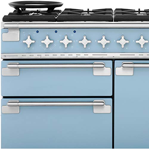 Rangemaster Elise Range Cooker - Freestanding - ELS110DFFCA - China Blue - Image 2