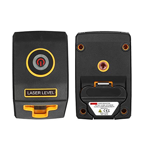 OWSOO Auto-nivelamento 2 linhas Nível de laser vermelho Kit profissional de nivelamento de linha cru