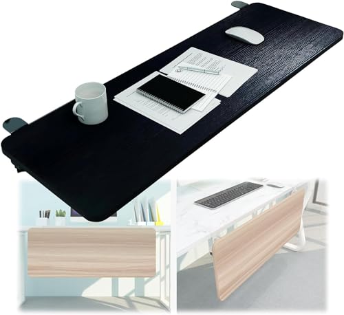 Plateau de clavier ergonomique réglable et pliable pour tiroir de bureau