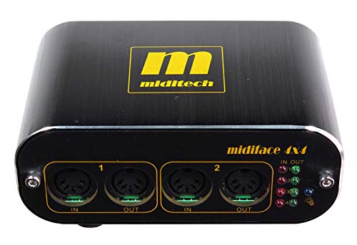 MIDITECH MIDIFACE4x4 4 Input 4 Output MIDI Interface