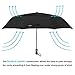 G4Free 48 Inch Folding Travel Umbrella 9 Ribs Double Canopy Auto Open Close