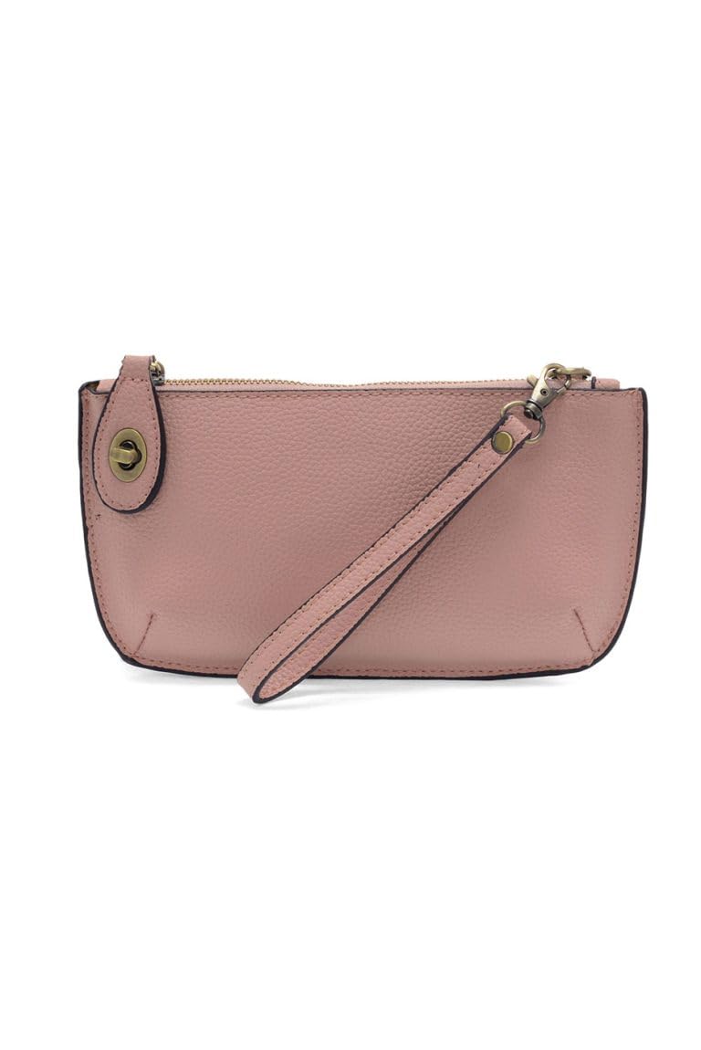 Joy Susan Women's Fashion Purse Mini Crossbody Wristlet Clutch Hand Bag - Pink Sand
